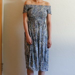 Old Navy Off-the-Shoulder Midi Dress